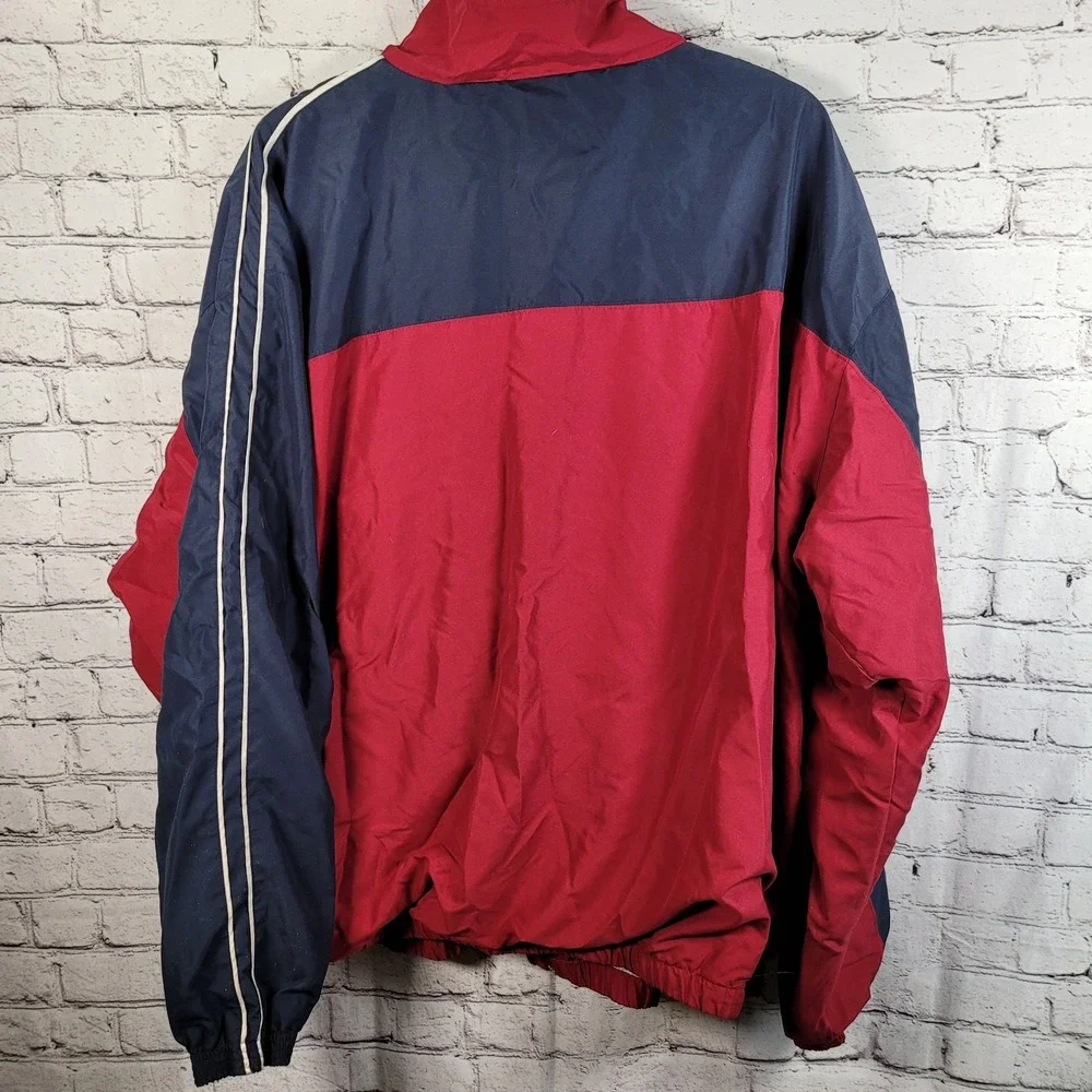 Reebok Red/Blue Vintage‎ Full Zip Jacket Mens 3XLT